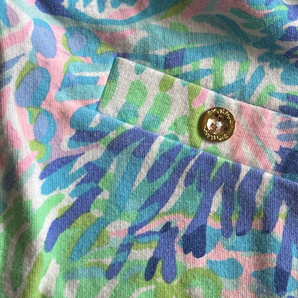 Lilly Pulitzer Mini Madison Skort Shell of a Party Blue Green Pink Small 4 5 - Picture 2 of 7